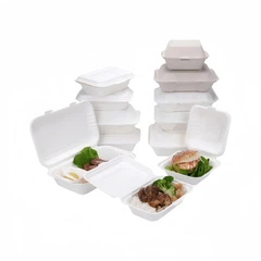 Contenedores tipo almeja de bagazo